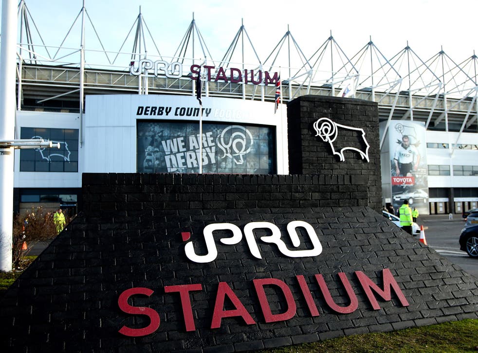 A view of Derby Country's iPro Stadium