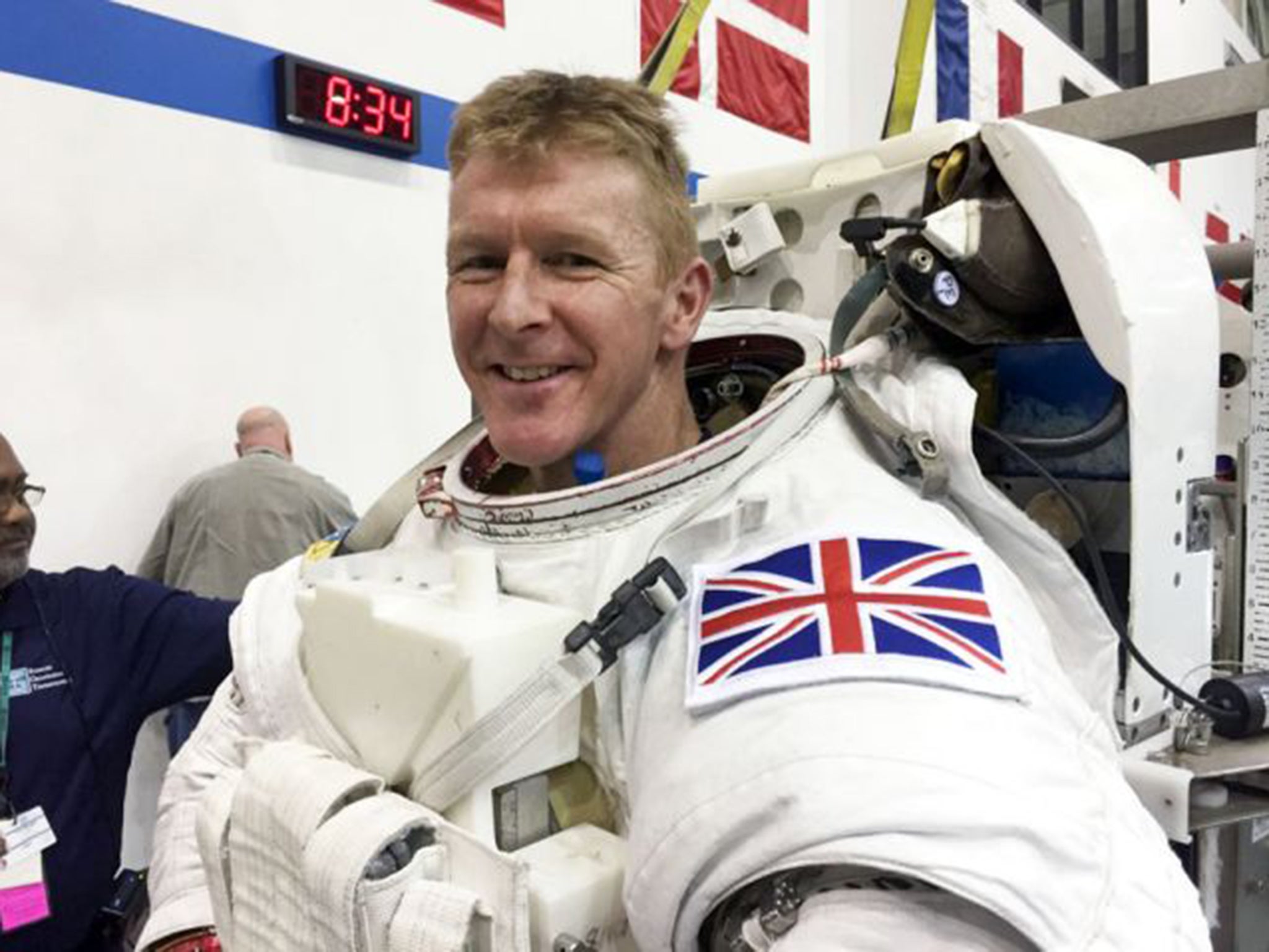&#13;
Ground control to Major Tim: Peake will lift off from Kazakhstan tomorrow en route to the International Space Station&#13;