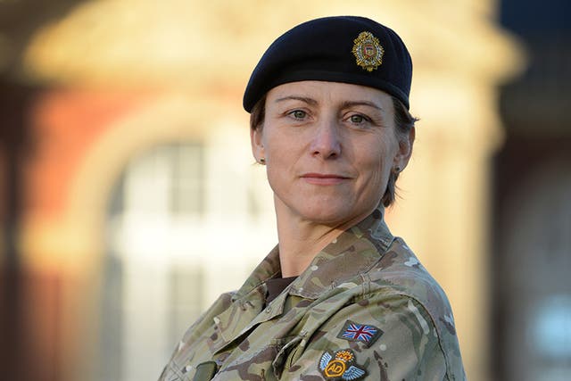 Lt-Col Lucy Giles has served in Iraq and Afghanistan