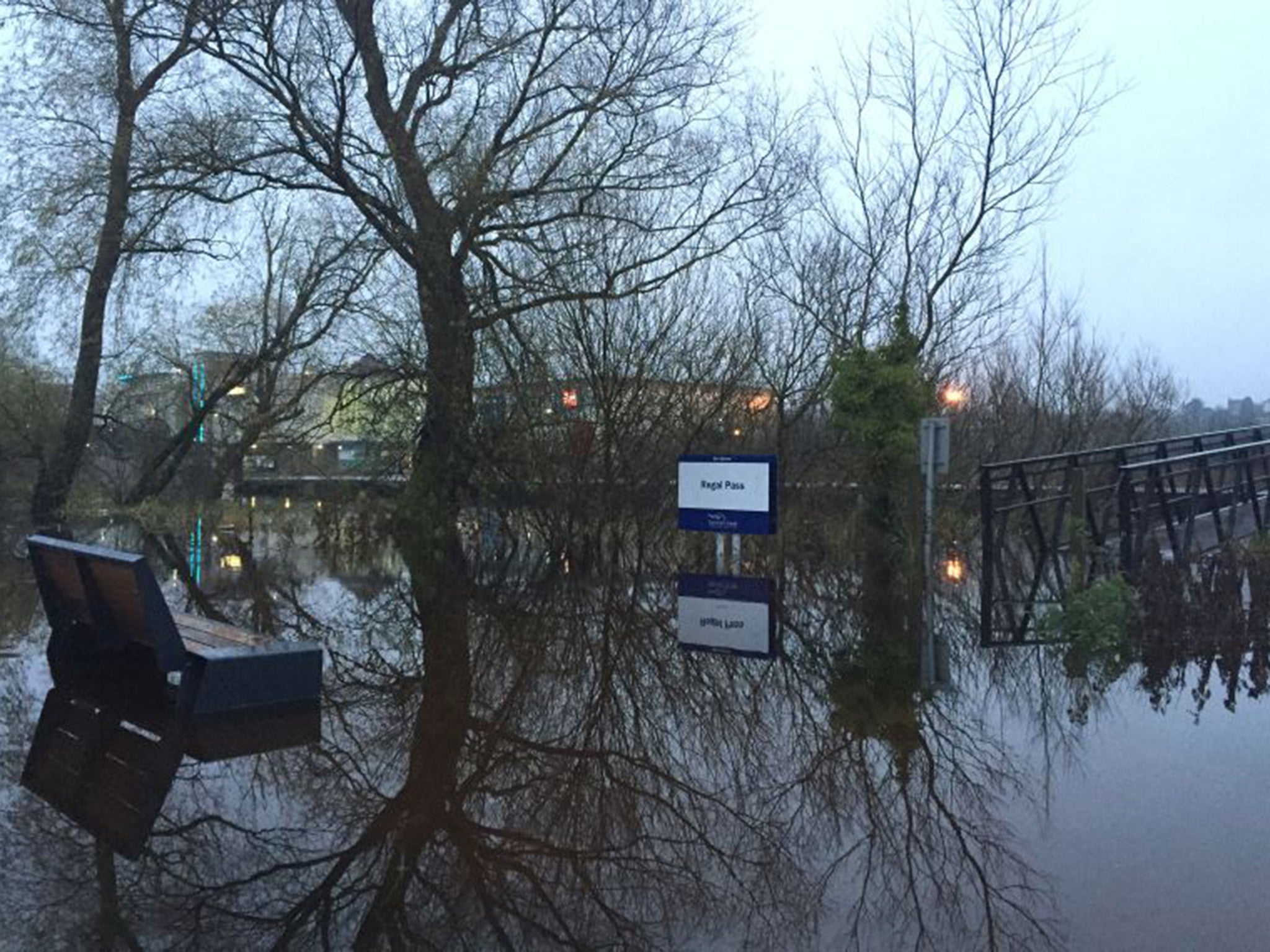 Flooding continues along the banks of the River Shannon, Ireland, as part of “trends” of severe weather events