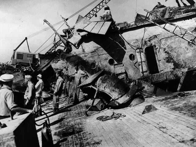 The attack on the USS ‘Oklahoma’ killed 429 servicemen in 1941