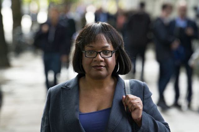 Shadow home secretary Diane Abbott warned Labour leadership against moving further to the right