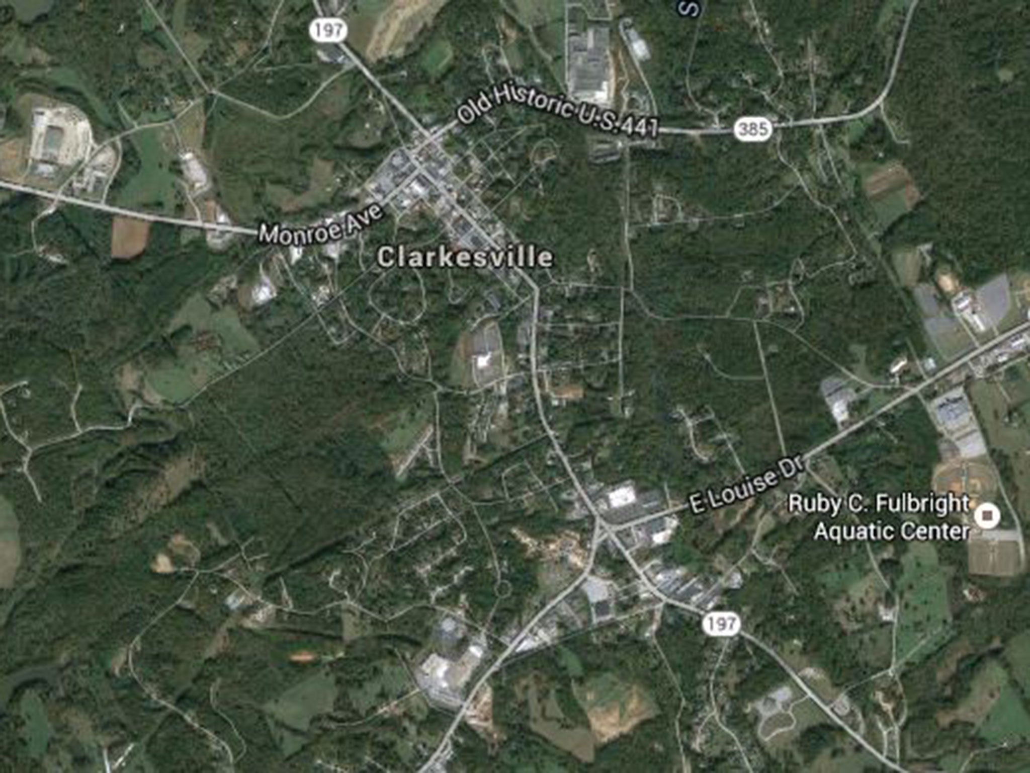 Clarkesville is around 80 miles from Atlanta in northeast Georgia