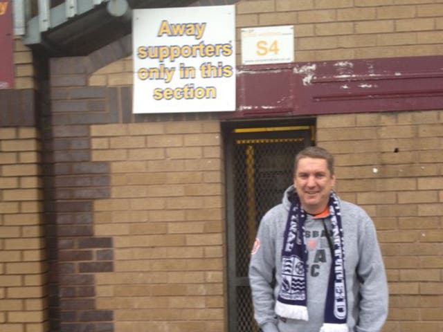 Southend United fan Andrew Urry travelled more than 10,000 miles to see the Shrimpers in action