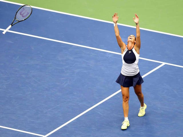 Flushing Meadows, New York, 12 September: 'Until I watched a replay after the match, I could not have told you what my winning shot was'