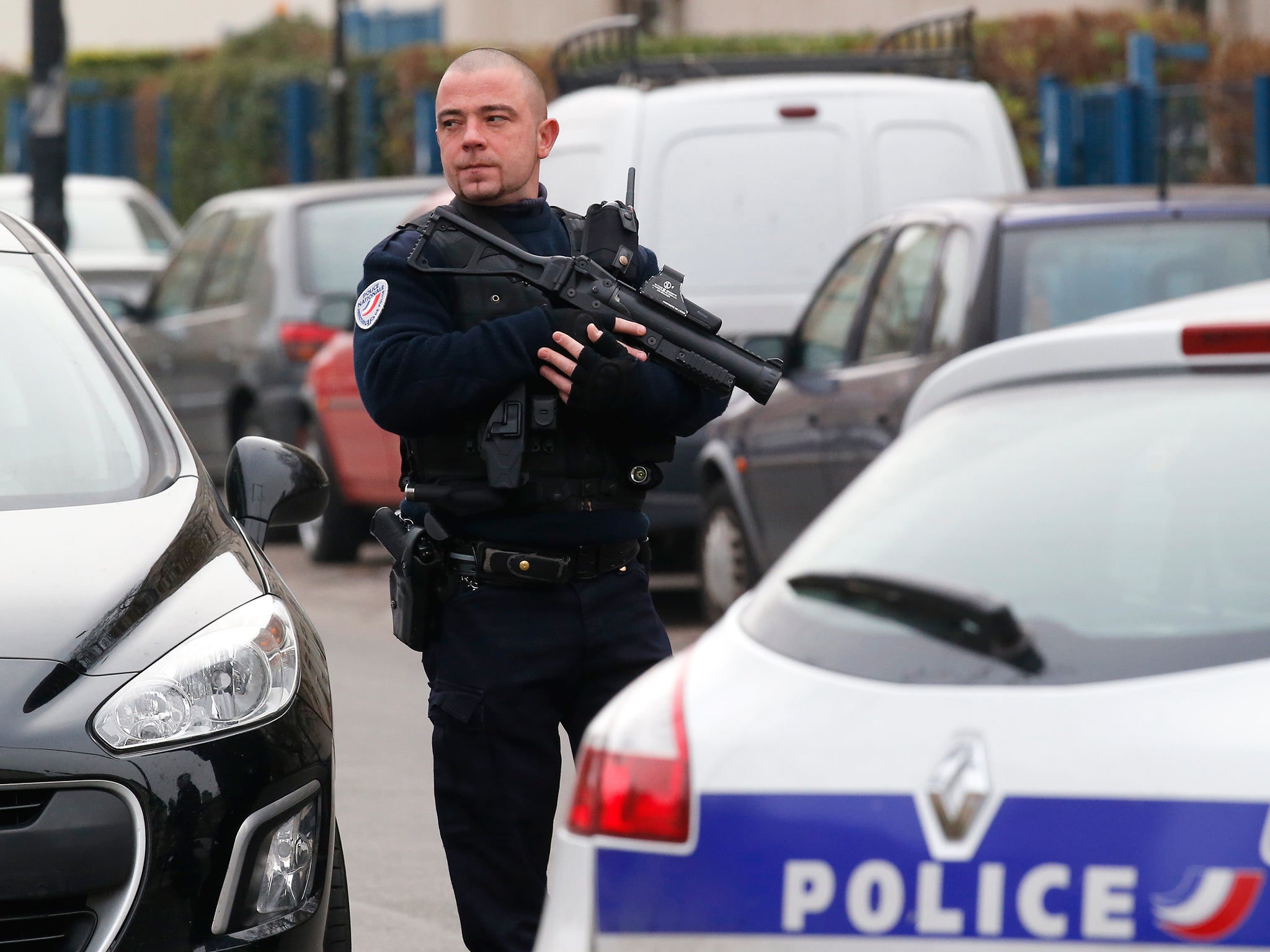 File image: French police are on a high state of terror alert following the Paris attacks