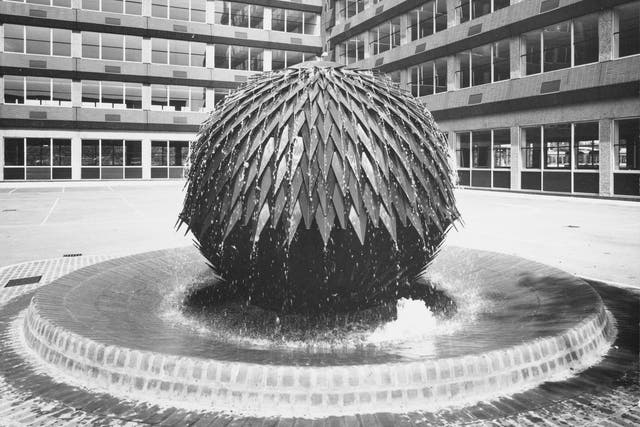 The Pineapple – William Mitchell, 1977: Commissioned by car maker Ford, the fountain was made from steel which had been hand cut and allowed to rust. It was installed outside a Ford building in Basildon but was last seen in 2011 when it was placed in storage. It was reported missing in 2012 and would cost £500,000 to recreate today