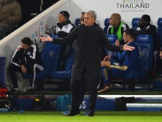Mourinho hits out at Leicester ball boys after Chelsea lose 2-1