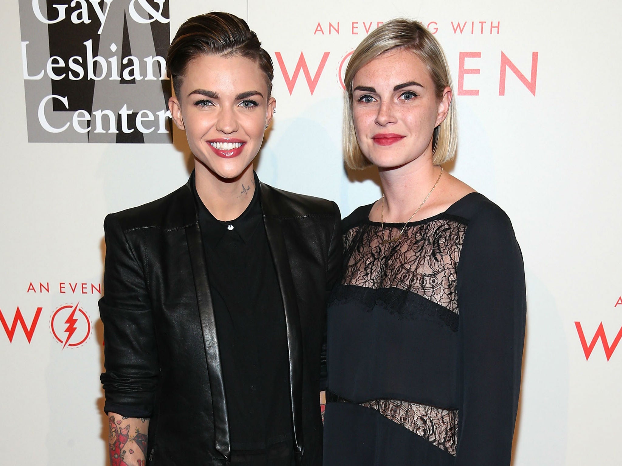 Ruby Rose and Phoebe Dahl in 2014