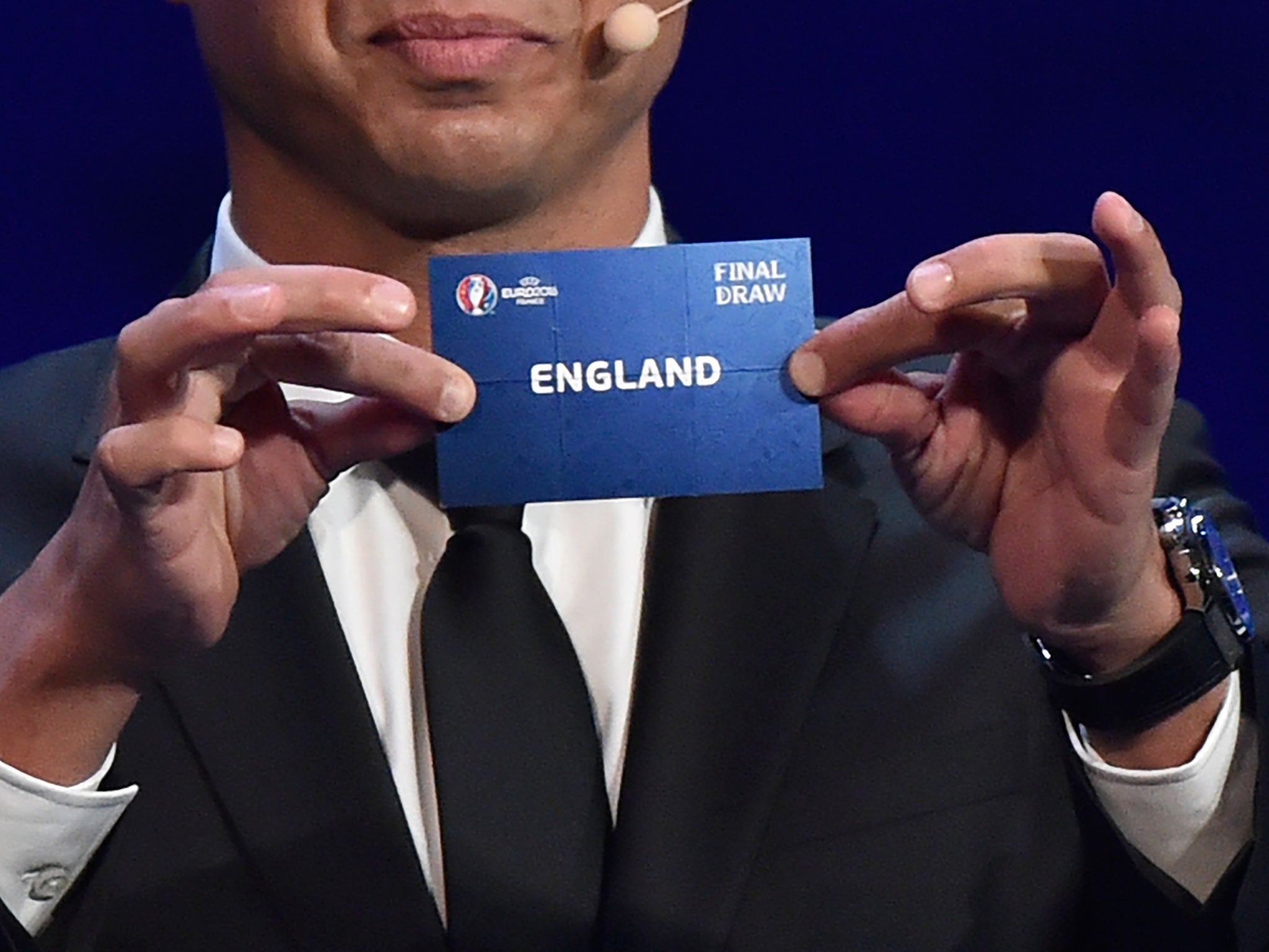 England and Wales were drawn in the same group