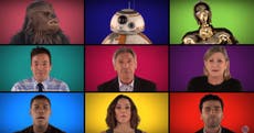 Star Wars: The Force Awakens: Cast perform a cappella version of theme