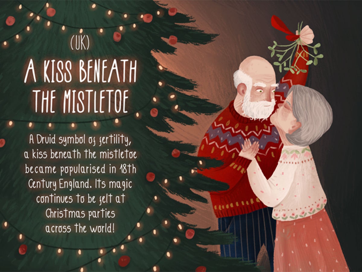 Romantic Christmas Traditions From Around The World In 12 Illustrations The Independent The Independent