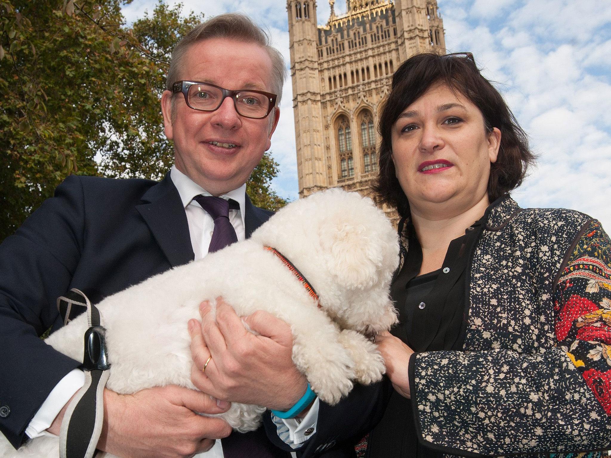 Michael Gove and his wife, the Daily Mail journalist Sarah Vine