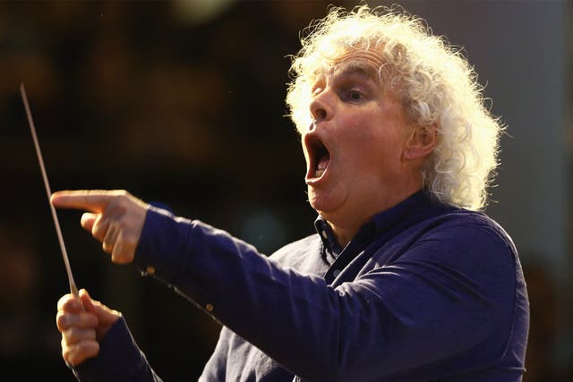 Sir Simon Rattle, who will head the London Symphony Orchestra from 2017