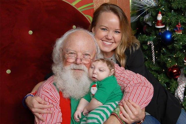 'Miraculous milestone': Jaxon meets Santa