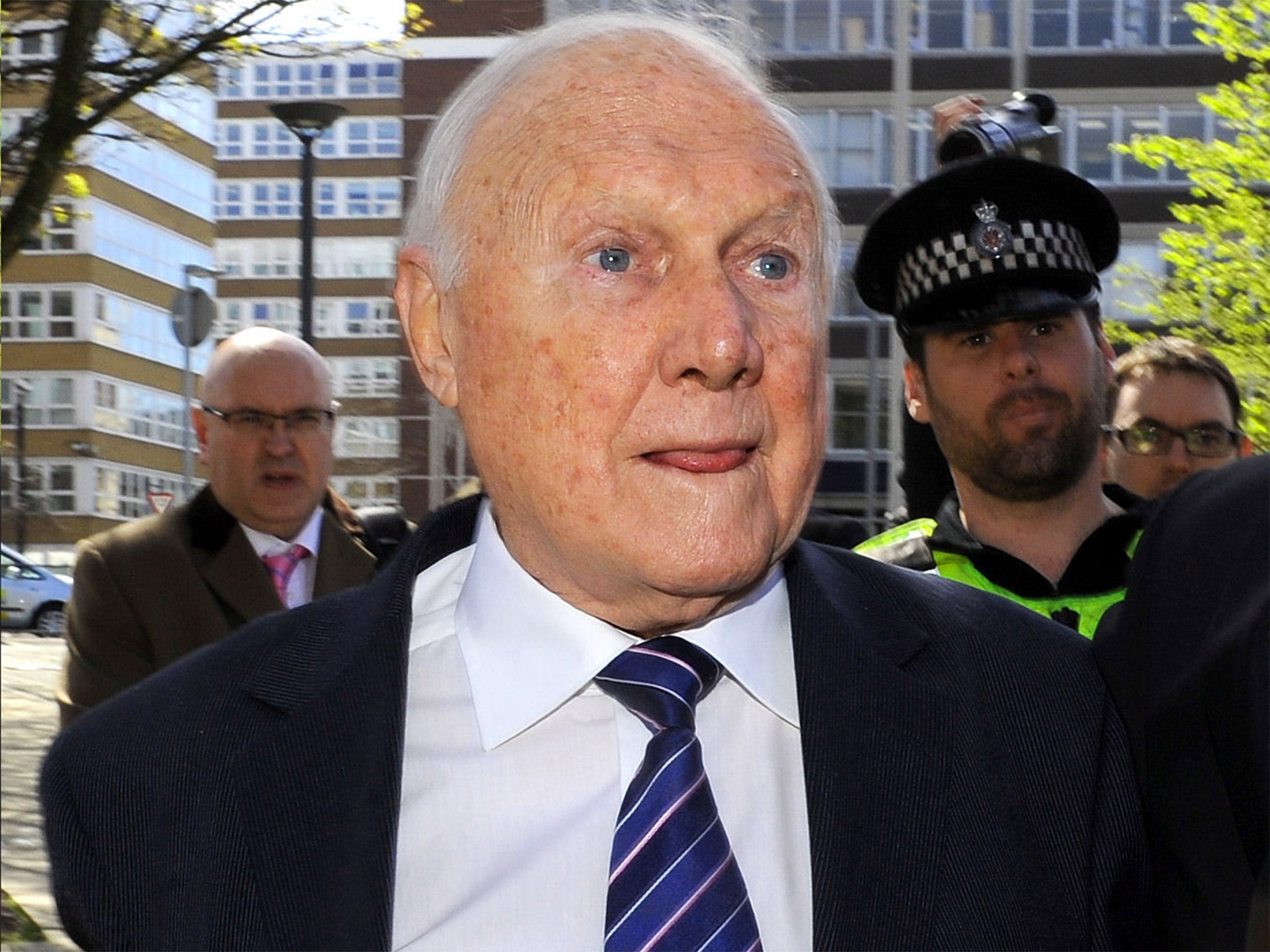 Stuart Hall who has been released from prison ahead of his 86th birthday next week
