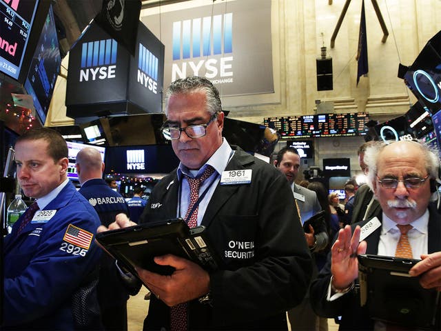 New York Stock Exchange traders are unperturbed by prospect of Trump presidency