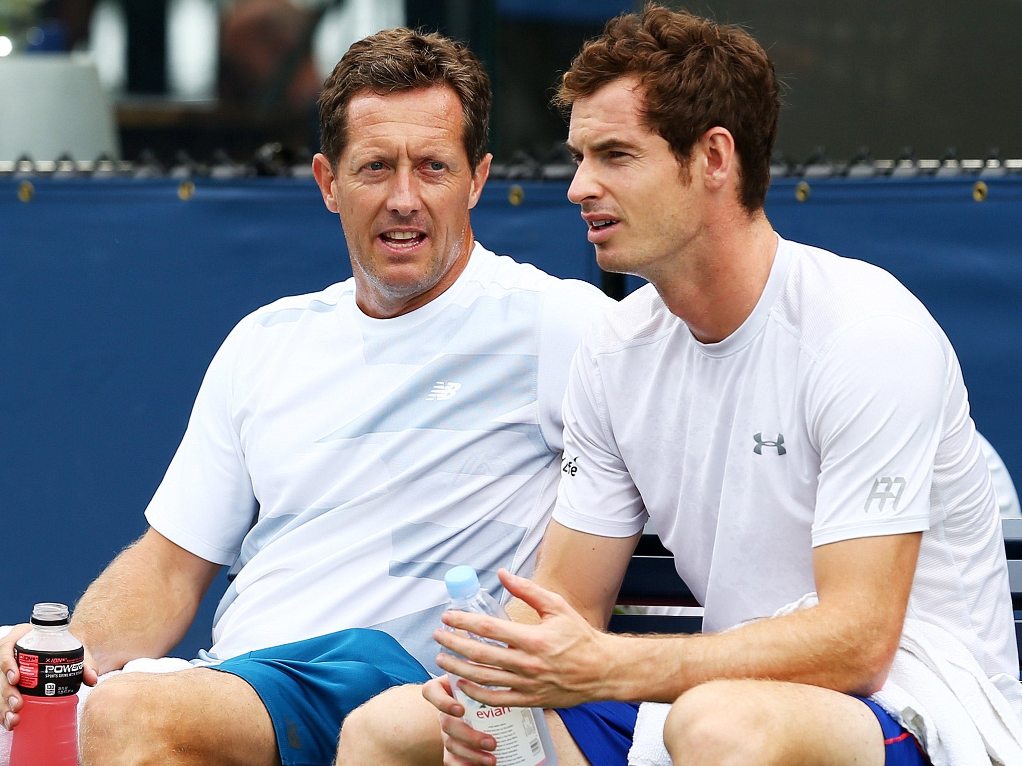 Jonas Bjorkman, left, joined Andy Murray this year and took charge for the end of the season