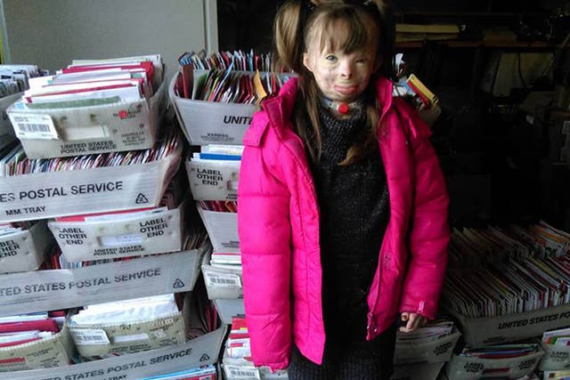 The postmaster said Safyre has received more than 300,000 pieces of mail this month