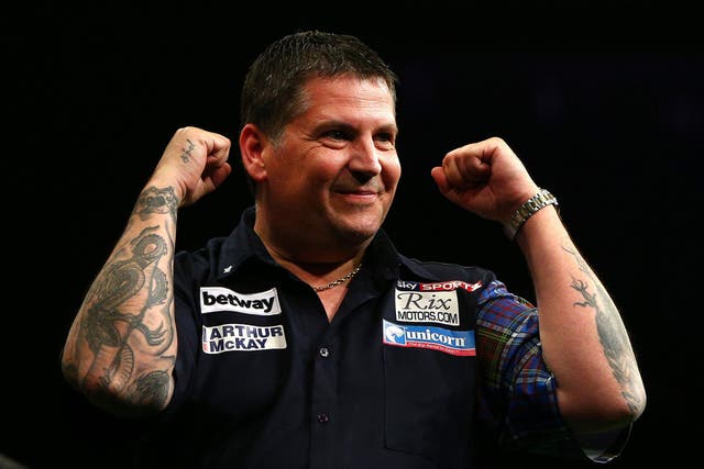 Current world champion and number two seed Gary Anderson