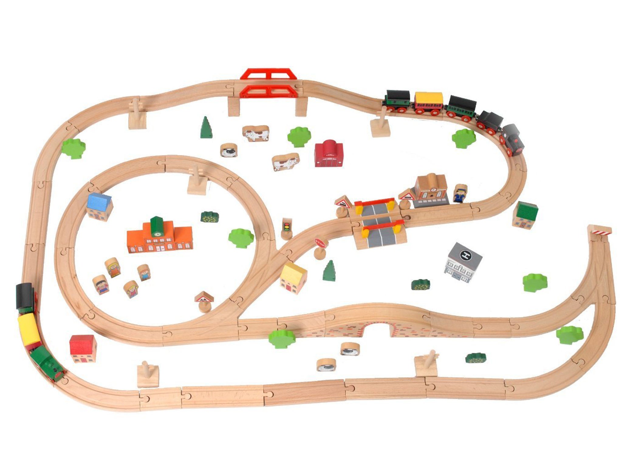 chad valley train set compatible brio