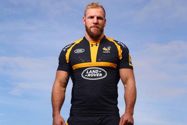 Rugby player James Haskell