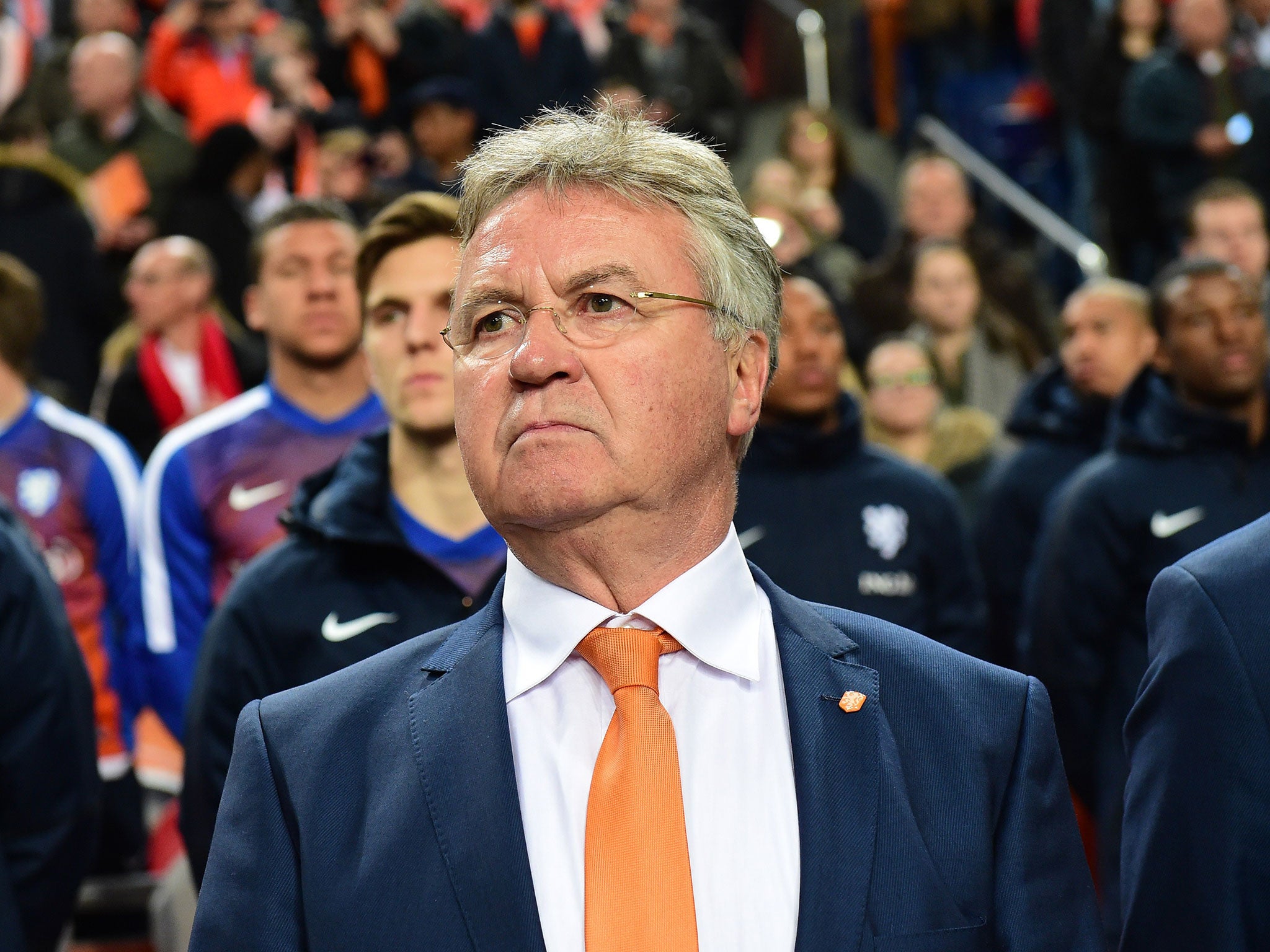 Will Guus Hiddink be in charge of Chelsea for the match?