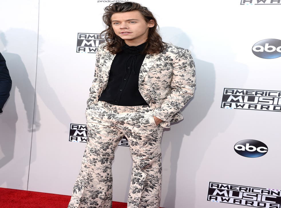 Harry Styles in Gucci by Alessandro Michele
