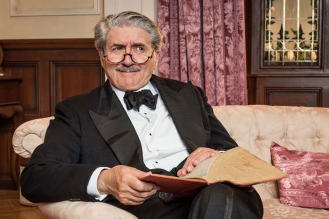 Tom Conti in his touring production of ‘Before the Party’, which was promoted using reviews of Matthew Dunster’s 2013 work at the Almedia