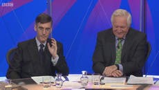 David Dimbleby tries (and fails) to mock Tory MP for being posh