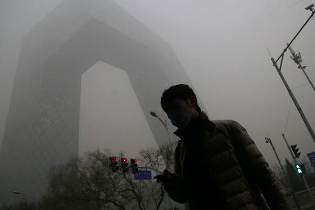 The red alert for smog is the second of its kind - and comes a week after the first