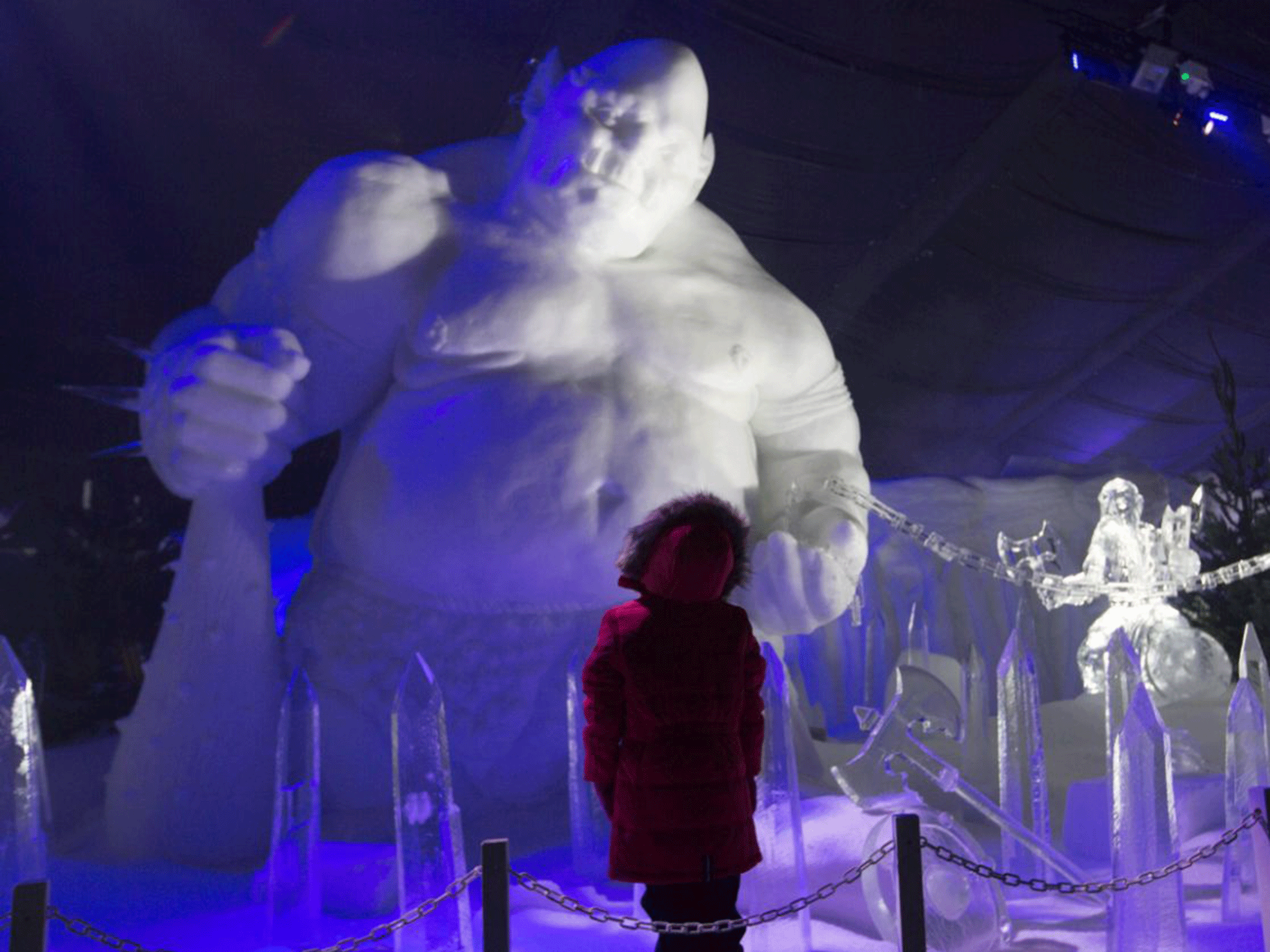 Winter Wonderland on X: Admire the spectacular #ice #sculptures in The  Magical Ice Kingdom!   / X