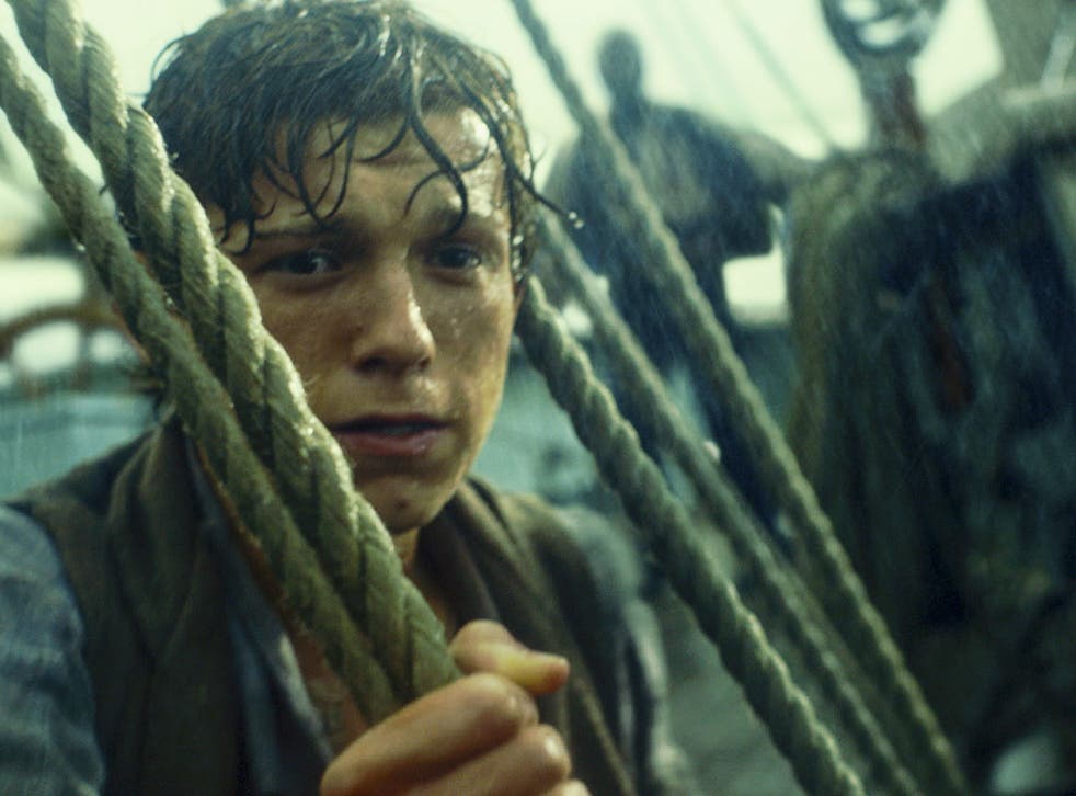 Tom Holland as cabin boy Thomas Nickerson in In the Heart of the Sea