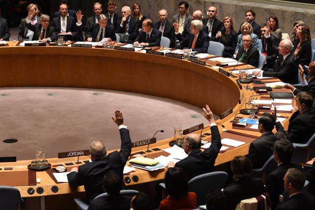 The UN security council