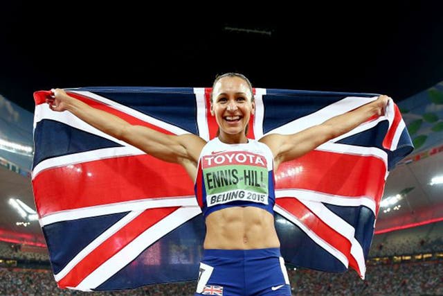 Jessica Ennis-Hill triumphs for Britain in the heptathlon at the athletics World Championships in Beijing this summer