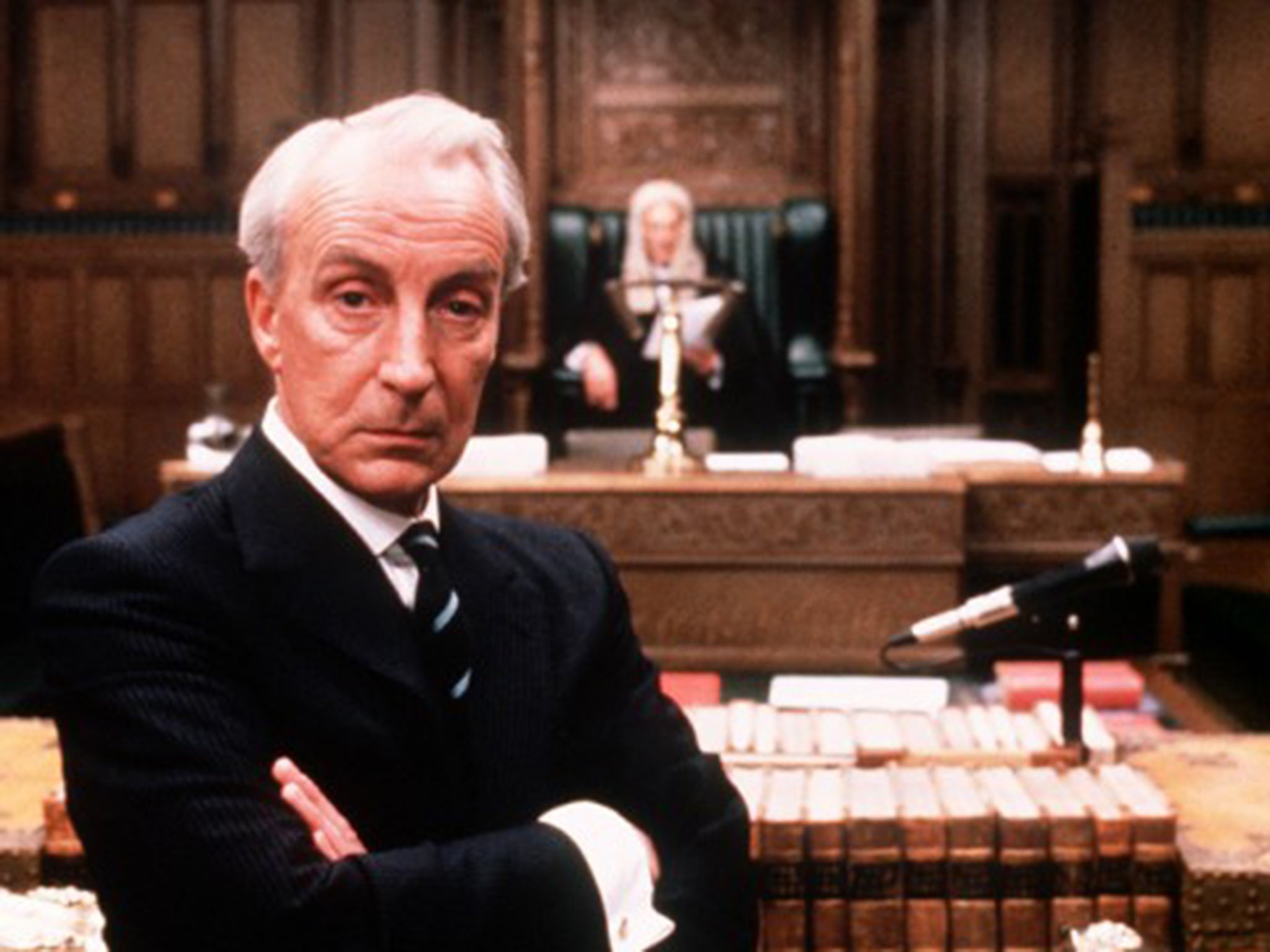 Actor Ian Richardson as the scheming Francis Urquhart in ‘House of Cards’