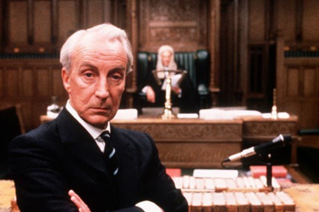 Actor Ian Richardson as the scheming Francis Urquhart in ‘House of Cards’