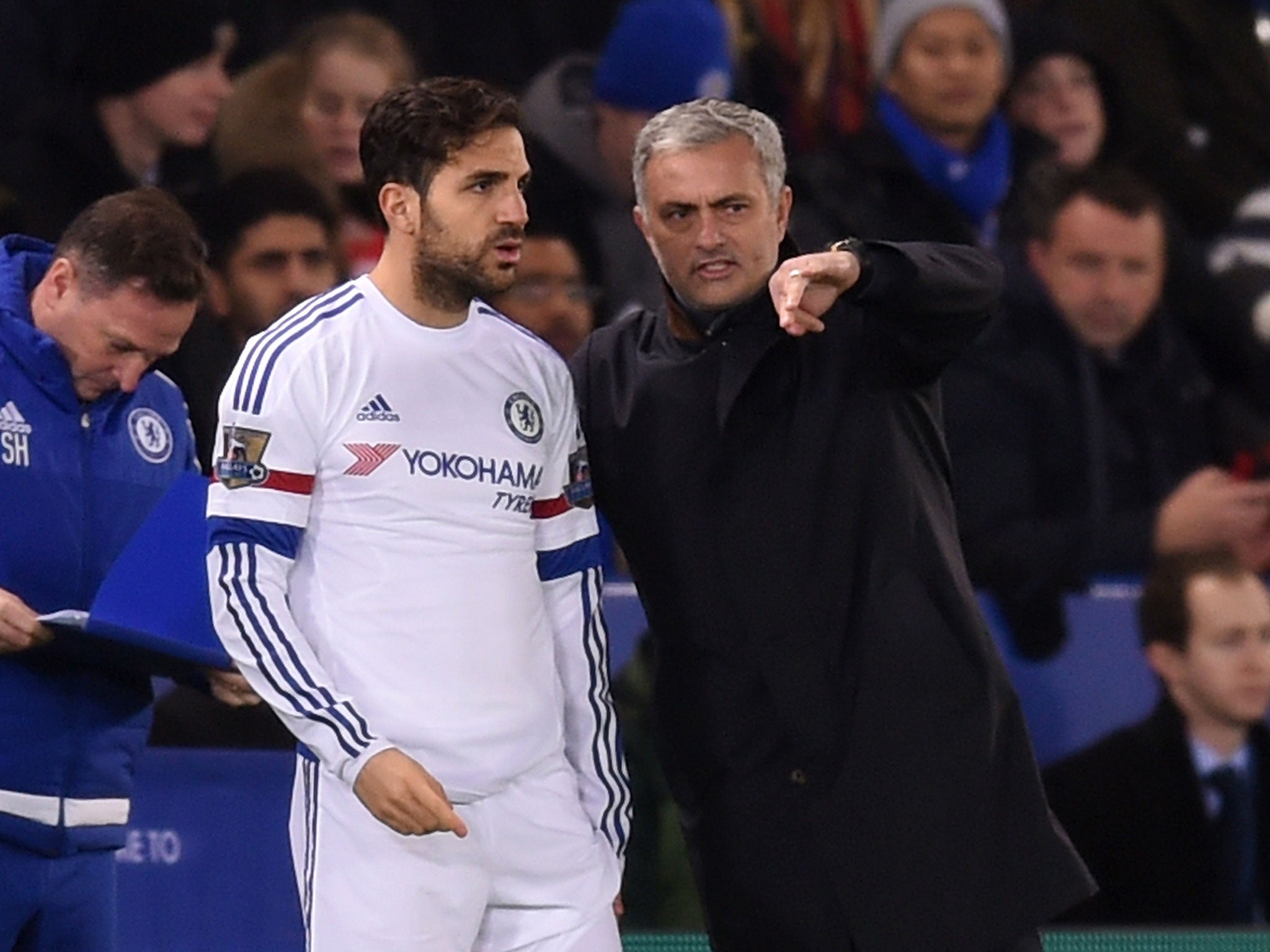 Cesc Fabregas and Jose Mourinho's relationship has come under intense scrutiny since the latter was sacked by Chelsea