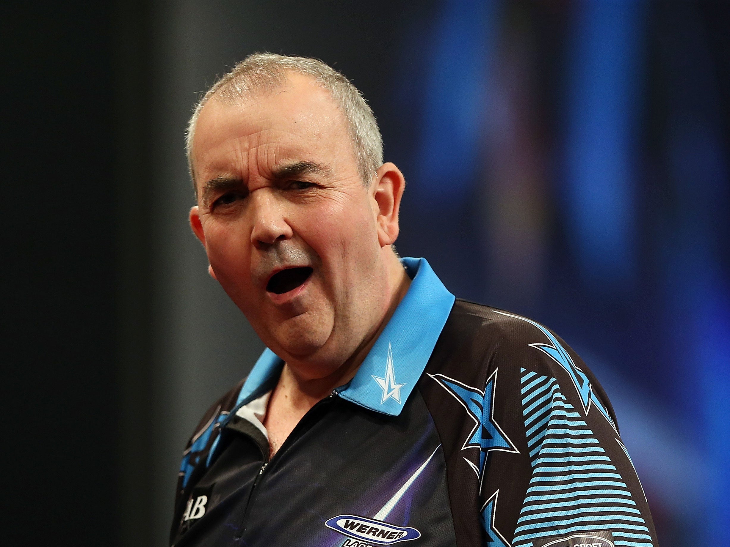 The 16-time world champion Phil Taylor