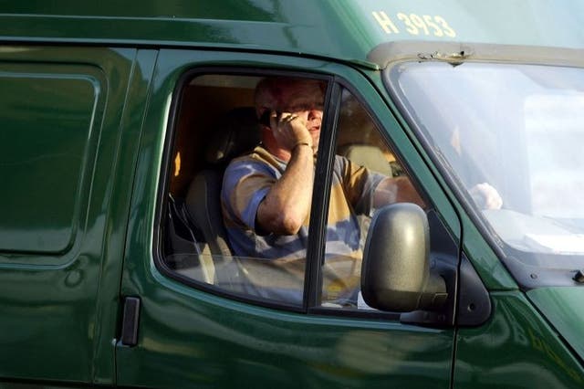 Lorry drivers on phones will be hit harder by penalties and points