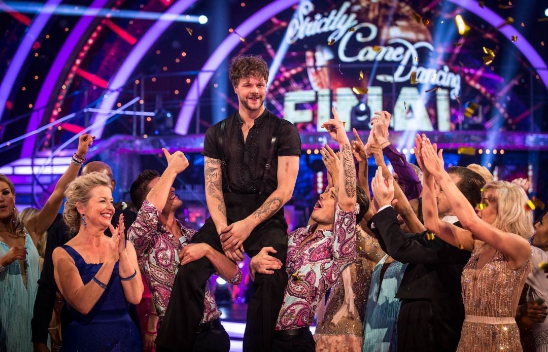 Jay McGuiness who along with his partner Aliona Vilani are the winners of Strictly Come Dancing 2015
