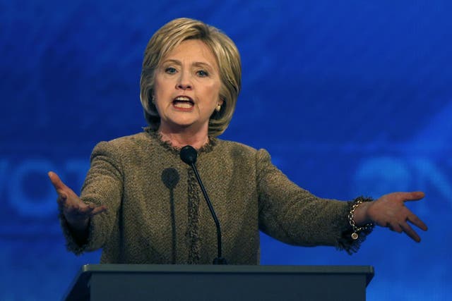 Democratic presidential frontrunner Hillary Clinton said that Donald Trump's comments on Muslims would help add fuel to Isis propaganda campaigns. 