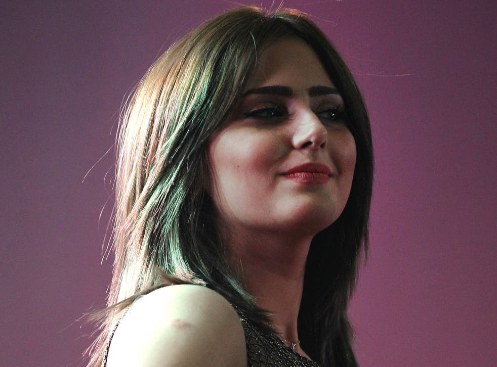 Shaymaa Qasim Abdelrahma, the winner of Miss Iraq