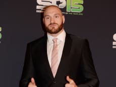 Fury calls controversial comments 'tongue in cheek' at BBC SPOTY