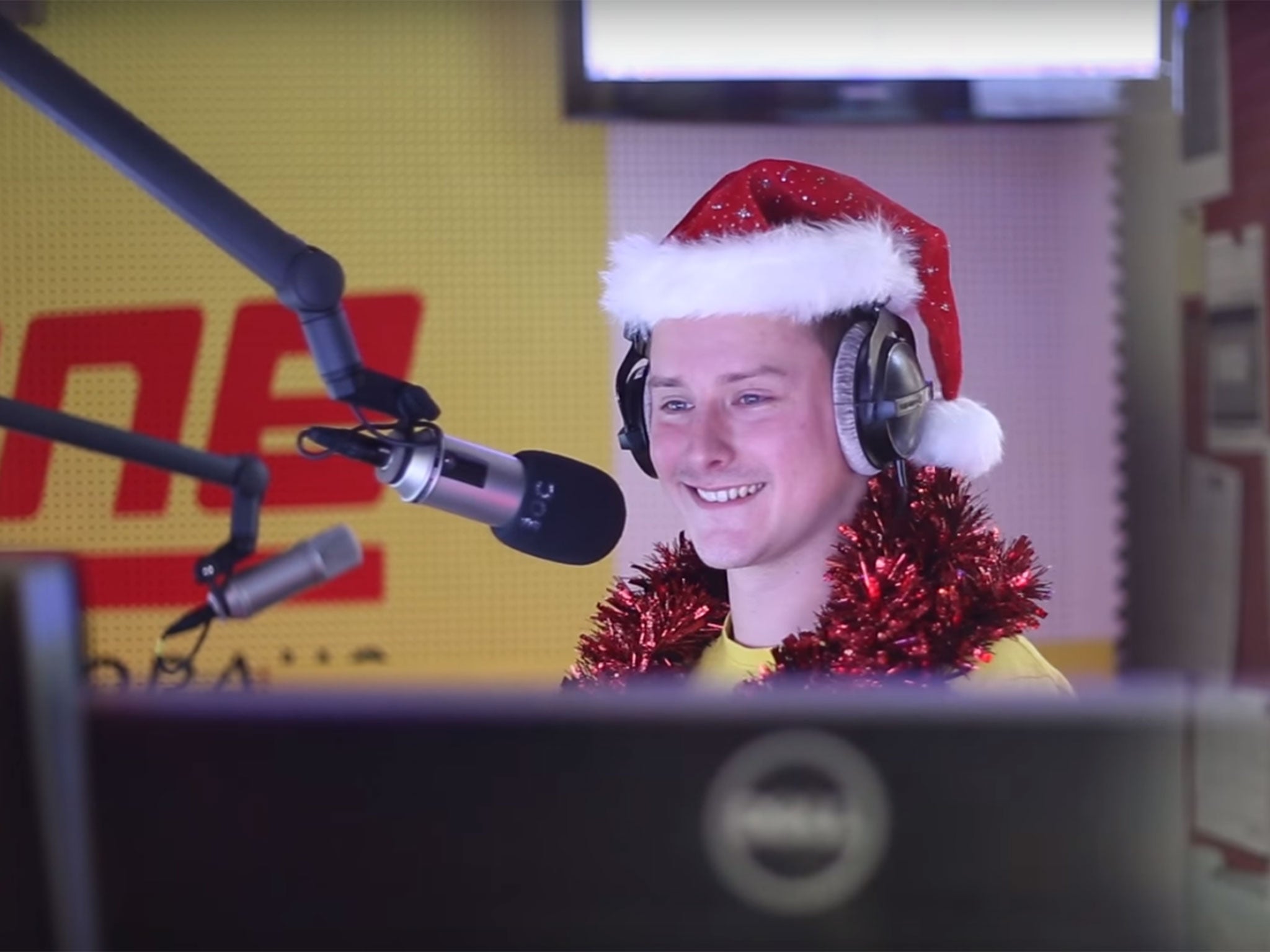 Joe Kohlhofer's co-host and producers were locked out of the studio for almost two hours while he played the Last Christmas marathon