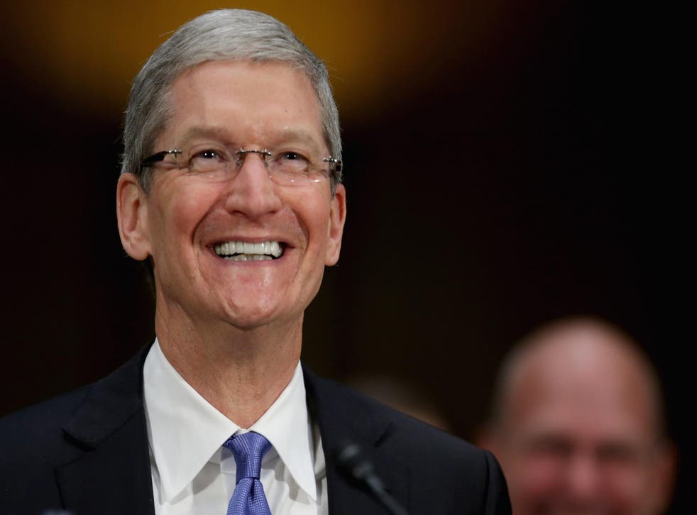 Tim Cook testifies at a US Senate hearing about Apple's offshore tax avoidance