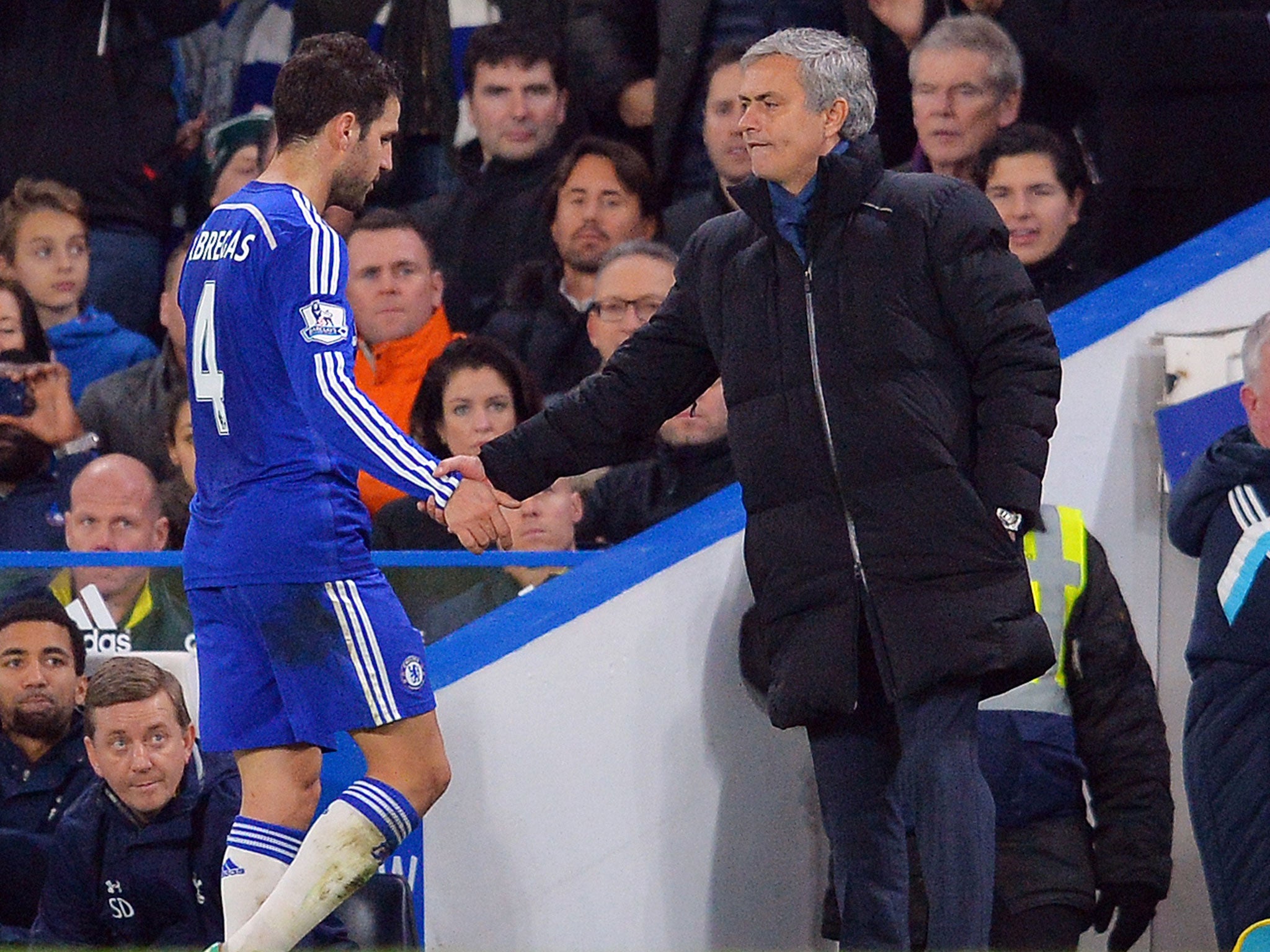 Jose Mourinho and Cesc Fabregas are believed to have retained a strong relationship