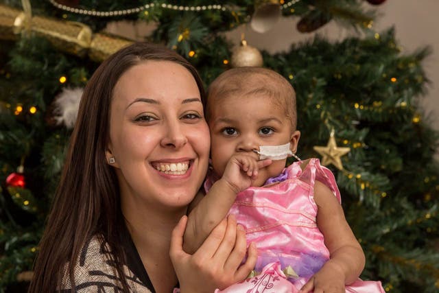 Layla Richards is back at home for Christmas with her mother, Lisa