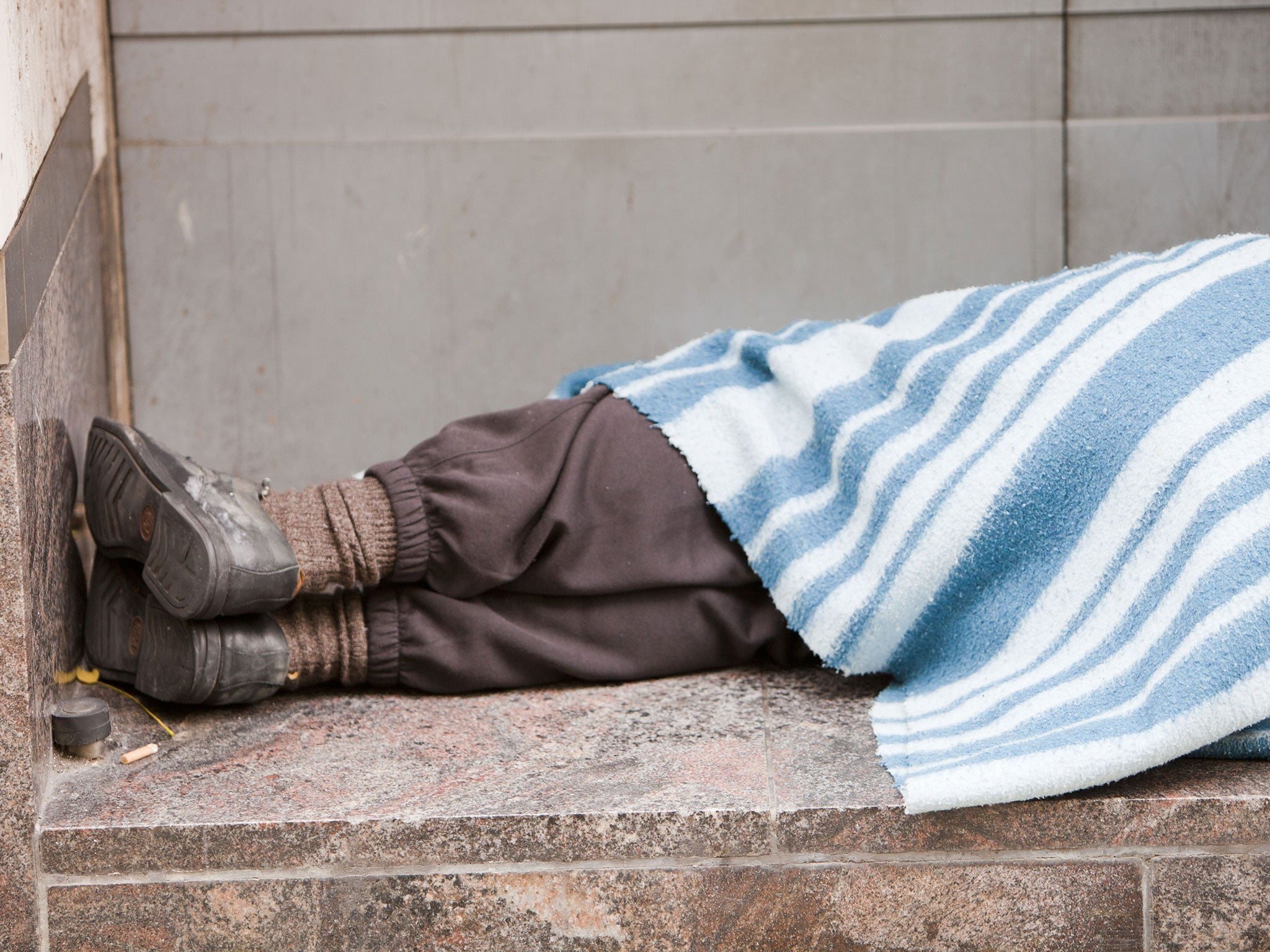 There are 60,000 homeless people in New York as temperatures dip below freezing