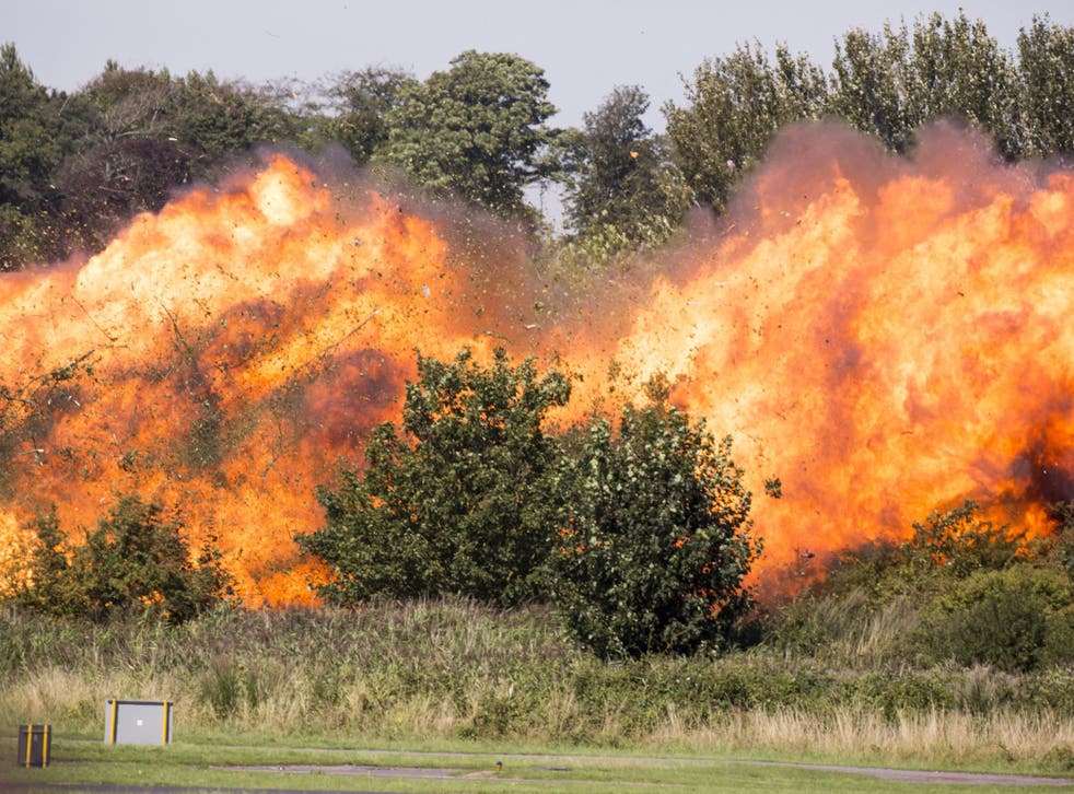 A fighter jet crashes in west Sussex